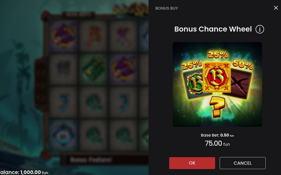 Bonus Feature déclenchée par 3 symboles Bonus
