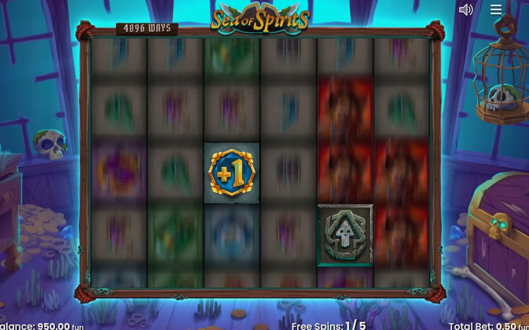 Bonus Spins en cours, tours restants affichés